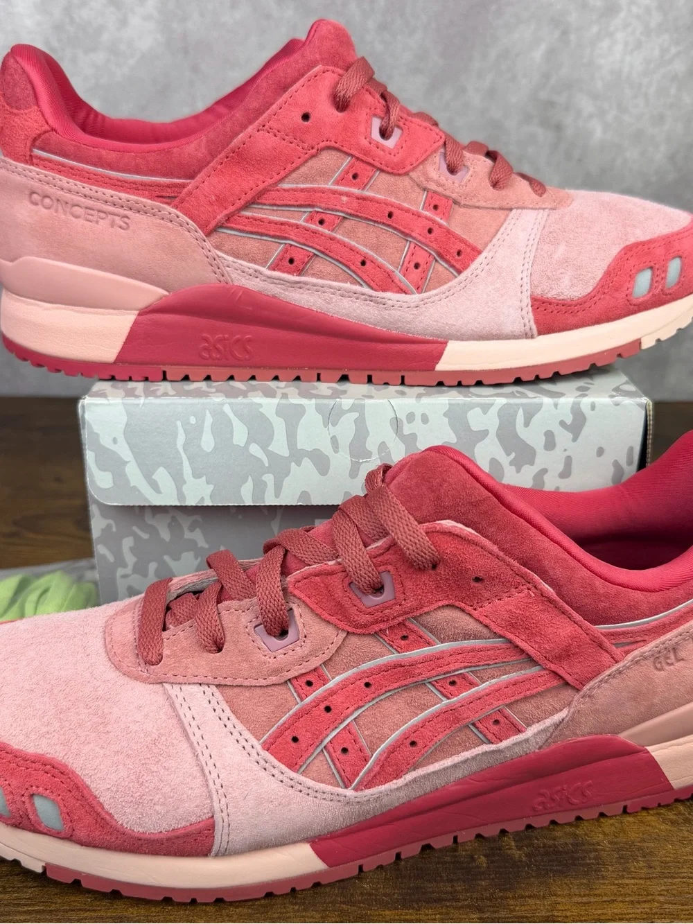 ASICS Gel-Lyte 3 x Concepts Otoro Size 11 1203A121-700 Coral Men’s Shoes OG Rare